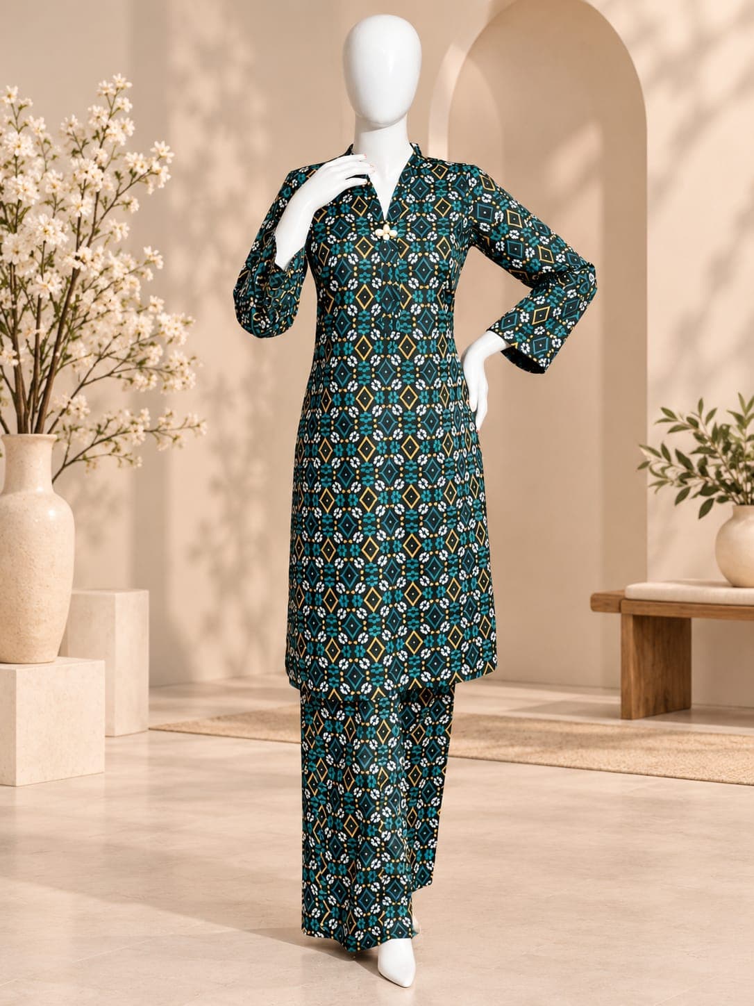 2-Piece Lawn Suit
